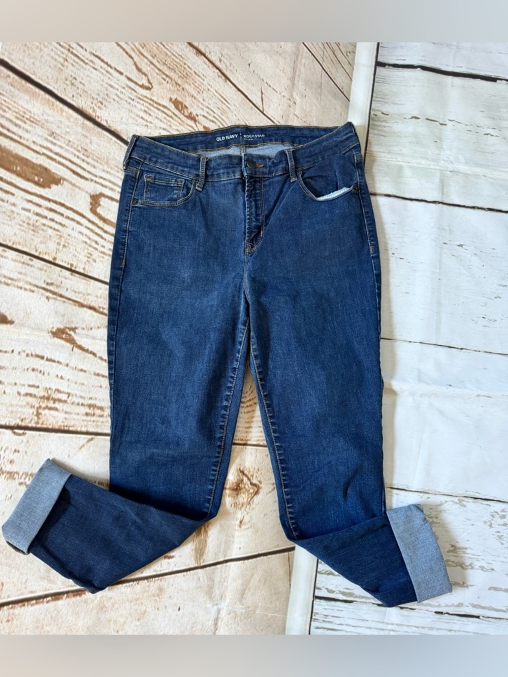 Old Navy Indigo Boyfriend Jeans